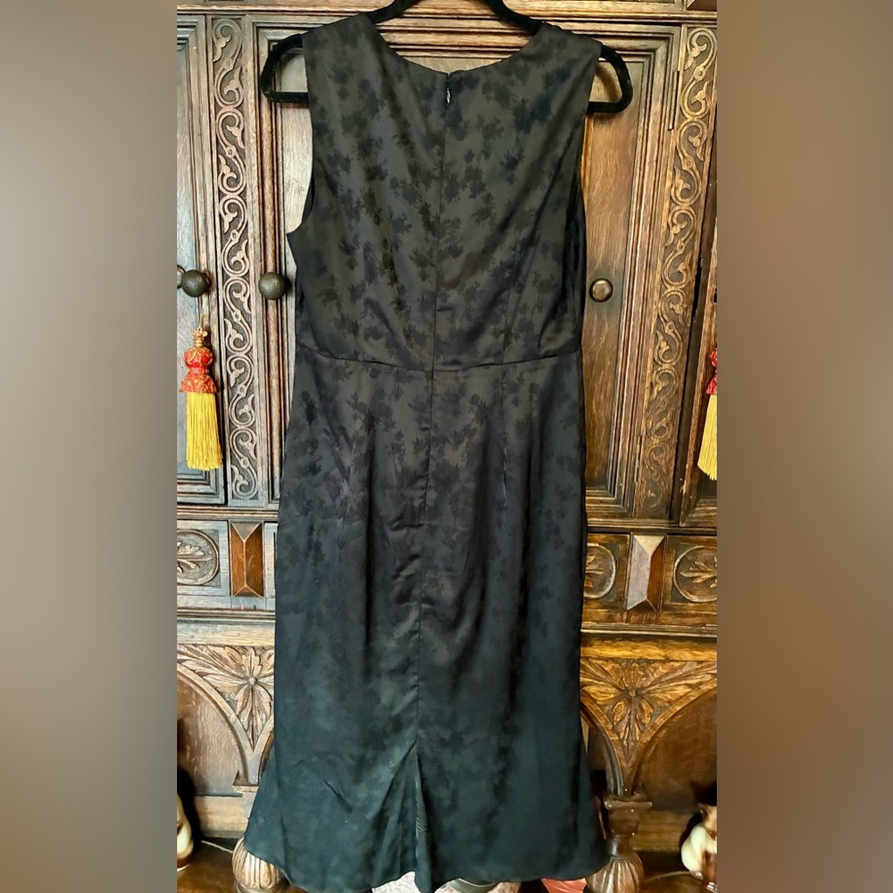 🖤 BCBG New York Black Jacquard Midi Dress – Size 8✨ - Picture 3 of 5